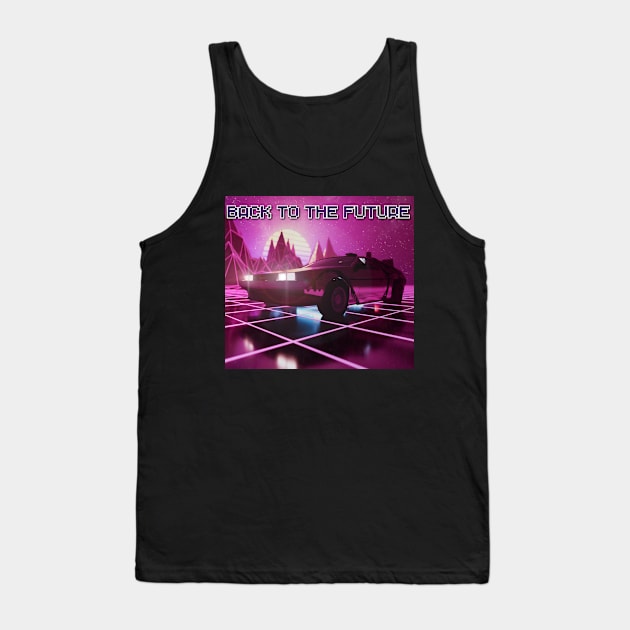 Back to the Future design Tank Top by Ch4rg3r